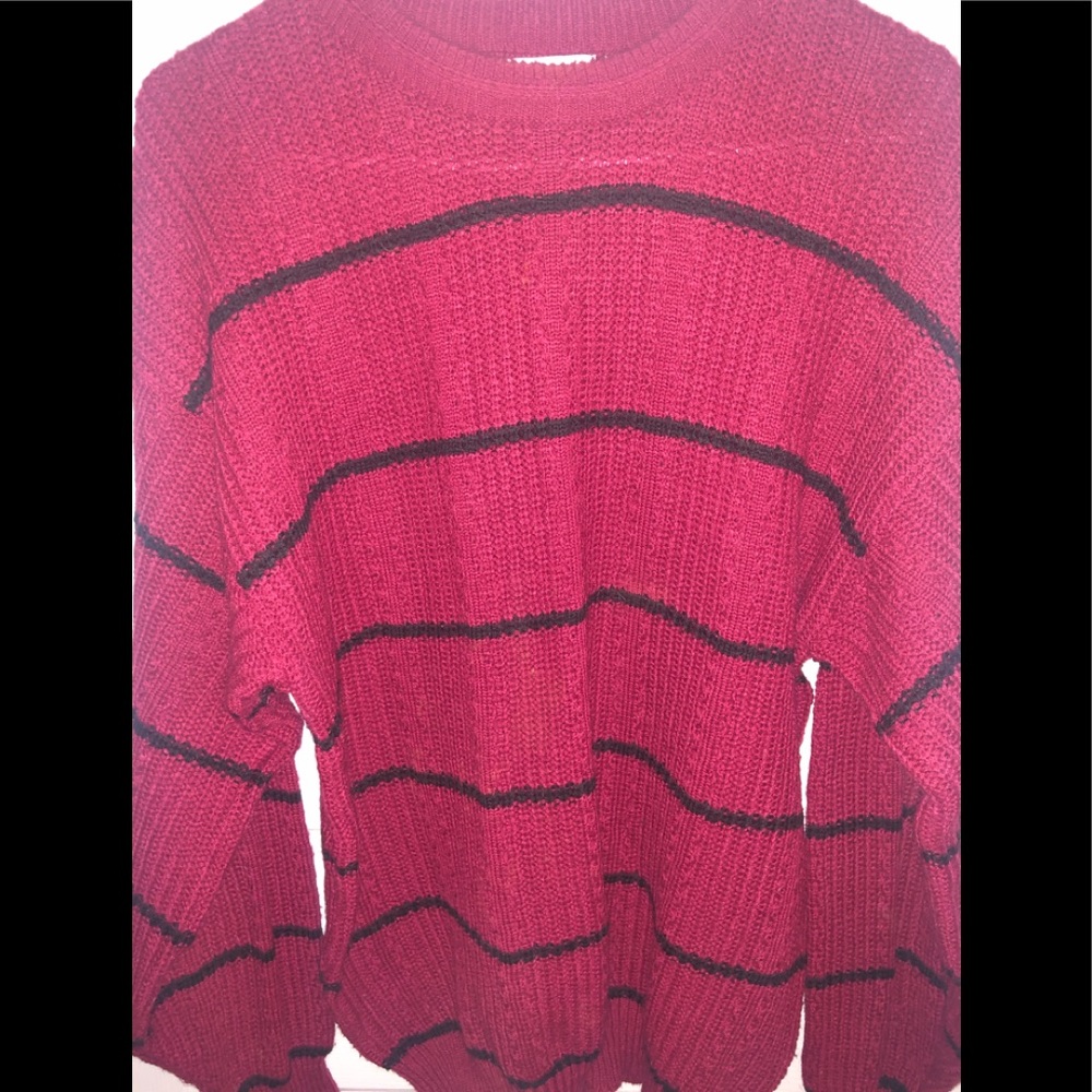 Mens size L American Weekend cable knit sweater